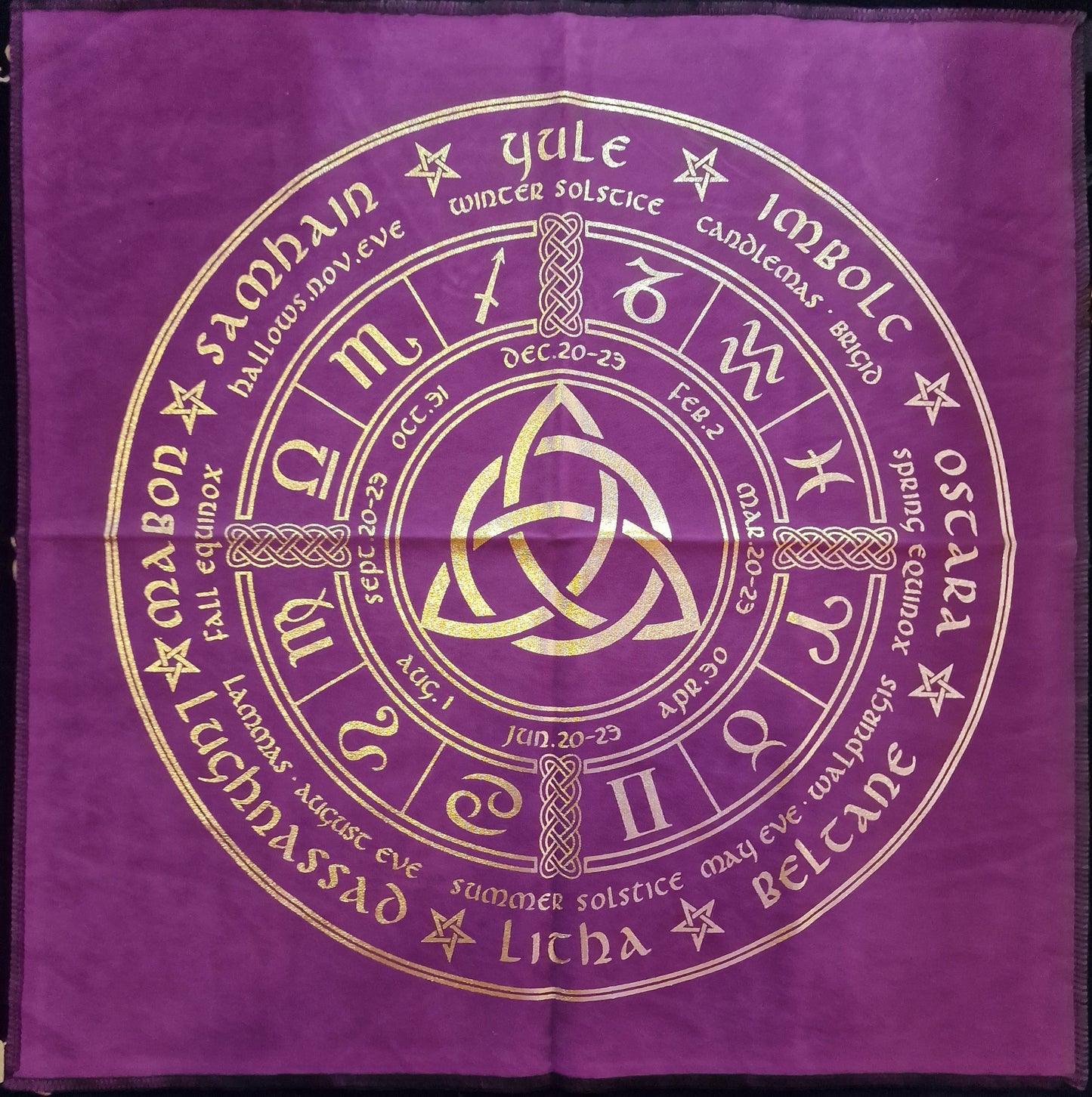 Tapis de Carte - Wicca Rose/Violet