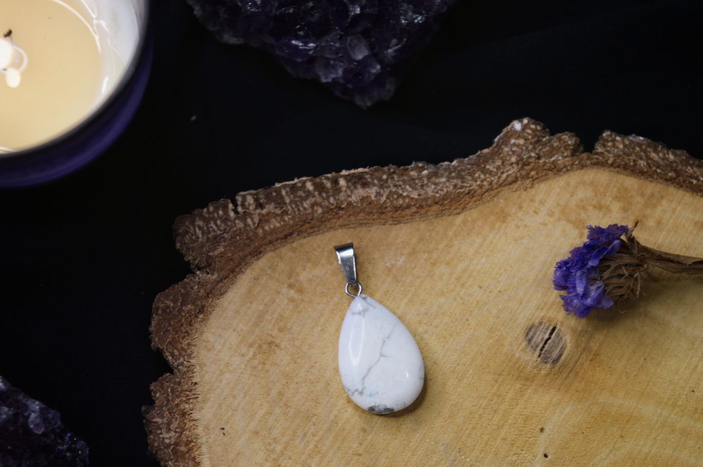 Bracelet - Sérénité - Howlite Blanche