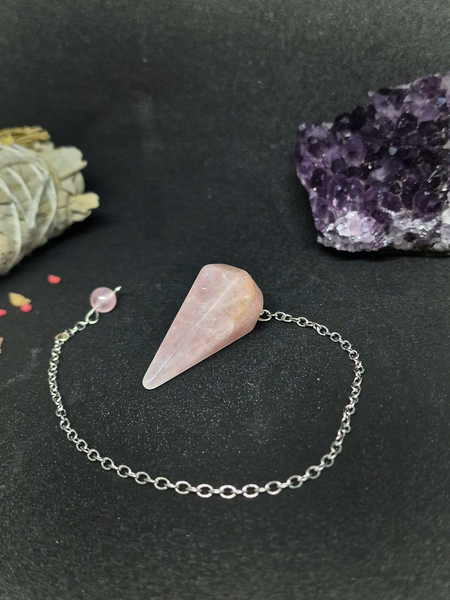 Pendule en Quartz Rose