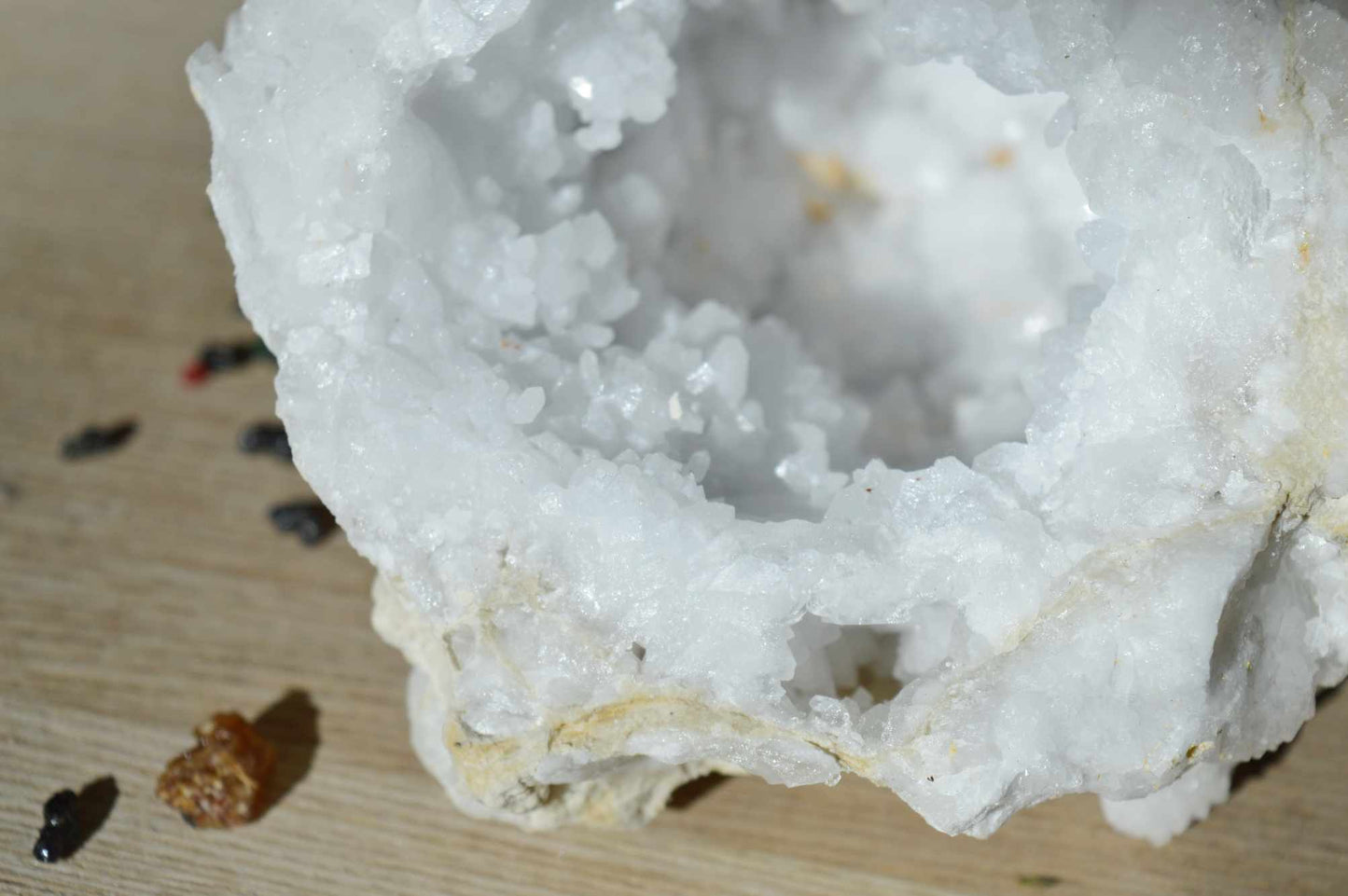 Géode Quartz blanc XL