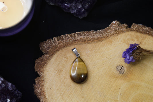 Pendentif - Protection - Oeil de tigre